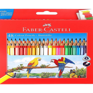 Faber-Castell Triangular Colour Pencils - 48 Shades