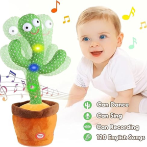 True Talking and Dancing Cactus Toy for Kids